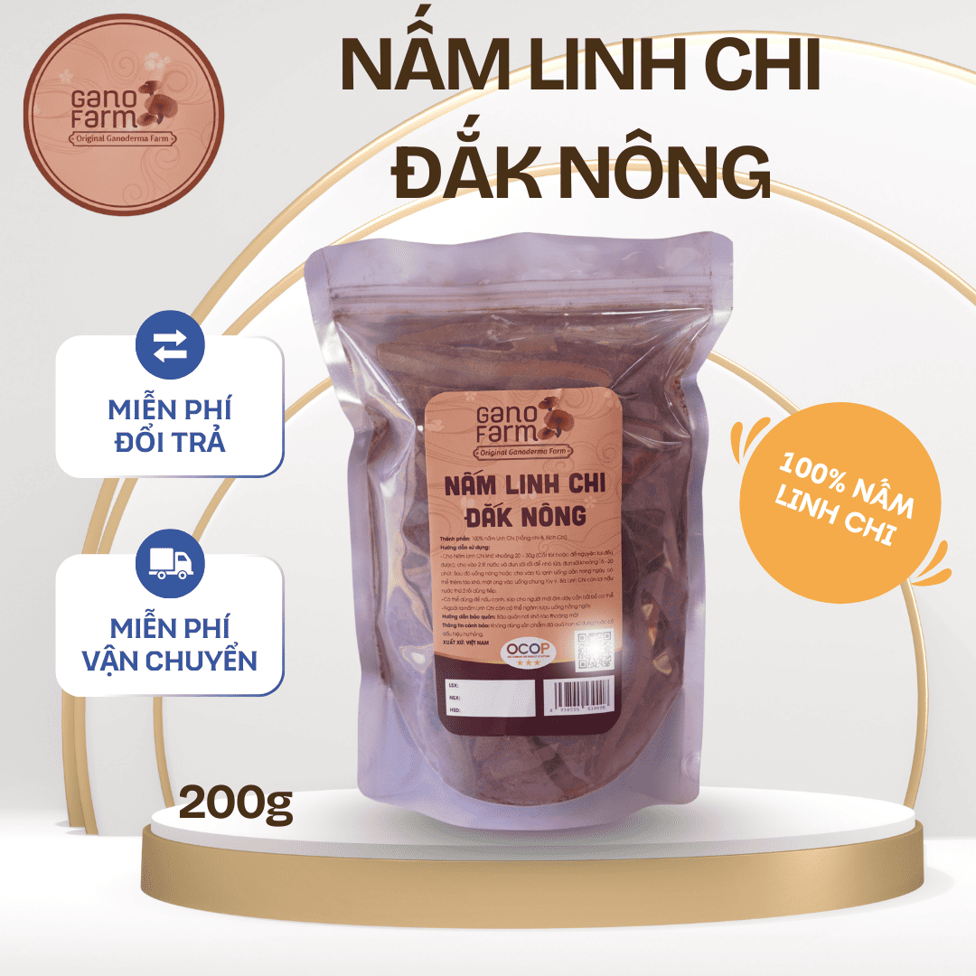 Nấm Linh Chi Đắk Nông 200g